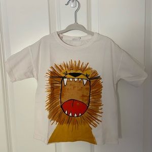 Zara Lion T-Shirt (3-4Y)